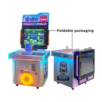 Máquina de Juego de Pesca Operada con Monedas para 1-2 Jugadores, Equipo de Juego de Simulación Arcade para Niños para Centros de Entretenimiento