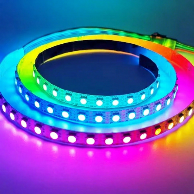 SMD5050 RGB Flexible LED Strip Light  5M/Roll with Remote Control  IP65 Silicone Waterproof for Gaming Room Decoration