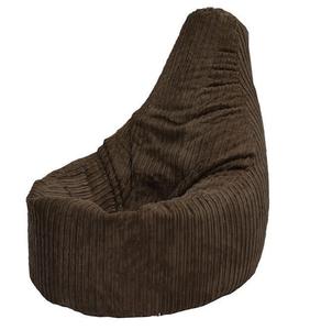 Fauteuil pouf en tissu de luxe de style nordique avec housse amovible pliable et durable pour salon, chambre à coucher, appartement et hôtel - Product Image 2
