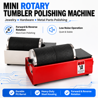 Machine à polir les bijoux à tambour rotatif série DT/Mini à un et deux barils 220V