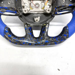 Volante Personalizado de Fibra de Carbono Azul para Dodge Charger Challenger Hellcat Charger Durango SRT <span class=keywords><strong>RT</strong></span> GT - Product Image 4