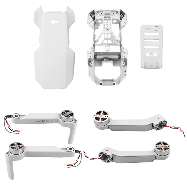 Original for dji Mavic Mini Drone Body Shell Motor Arms Upper Bottom Cover Middle Frame Replacement Spare Parts