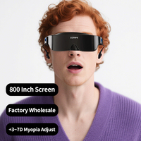 Gafas de Juegos 3D 4K para Transmisión de RV de Fábrica al por Mayor, Visor Avanzado de Realidad Virtual Todo en Uno para PC y PS5 de Gaming