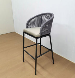 Wholesale Modern Outdoor Garden Furniture Cheap Rope Bar <b>Stool</b> and High <b>Table</b> for <b>Dining</b> Hotels and Parks - Product Image 5