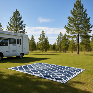 Alfombra para Exteriores Db de 9 x 18, Impermeable, de Plástico y Paja, Portátil, para RV y Camping, con Bolsa de Transporte - Product Image 2