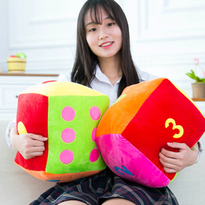 Plush Dice Đồ Chơi Trẻ Em Nhồi Bông Đồ Chơi Khối Gối Đệm Sofa Trang Trí Cho Trẻ Em Bạn Gái - Product Image 3