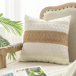 Manufacturer Linen Pillow Covers Cushion Cover Decorative Pillow Cover Throw Pillows For Living Room Sofa