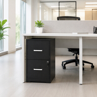 Classeur de bureau multi-tailles compatible avec les dossiers suspendus A4, Letter, FC, Legal, tiroir de classement