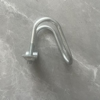 Collier de serrage en acier de 32 mm pour serre, connecteur en U - Robuste et stable