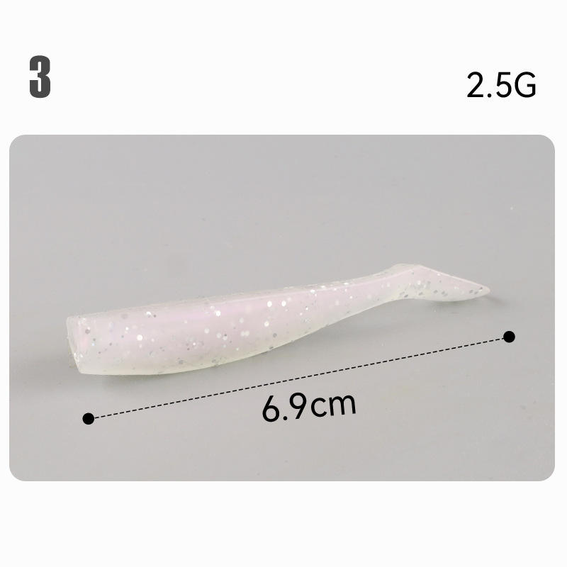 โปร่งใสสีขาว (6.9cm2.5g)