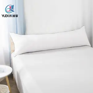 Inserto per cuscino per Hotel/casa di riempimento in microfibra di poliestere bianco a buon mercato all'ingrosso, cuscino lungo