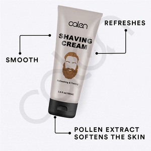 Oalen <span class=keywords><strong>100Ml</strong></span> Người Đàn Ông Của Chăm Sóc Râu Chải Chuốt Kem Cạo Râu Phong Phú Bọt Cho Bảo Vệ Da Với Biểu Tượng Tùy Chỉnh - Product Image 3