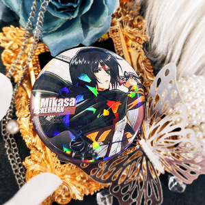 หมุดป้ายโลหะสำหรับตกแต่งกระเป๋าเป้สะพายหลังผ้าอะนิเมะ6สีขนาด5.8ซม. - Product Image 2