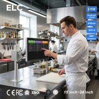 Sistema de Pantalla Táctil Industrial KDS para Cocina, 21.5 Pulgadas, Android 13 RK3588S2 Octa-core, PC Táctil para Restaurantes Inteligentes