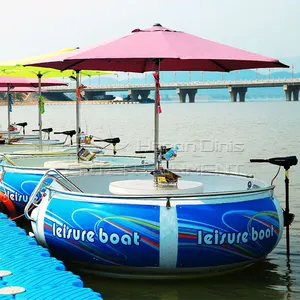 China factory sale scenic spot amusement equipment BBQ Boat Adult and Kids party ride low price BBQ for sale