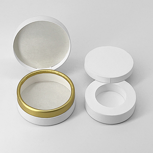 <span class=keywords><strong>Cylindre</strong></span> en carton biodégradable écologique personnalisé emballage de <span class=keywords><strong>papier</strong></span> de boîte-cadeau pour cosmétiques Blush gaufrage stratification mate - Product Image 4