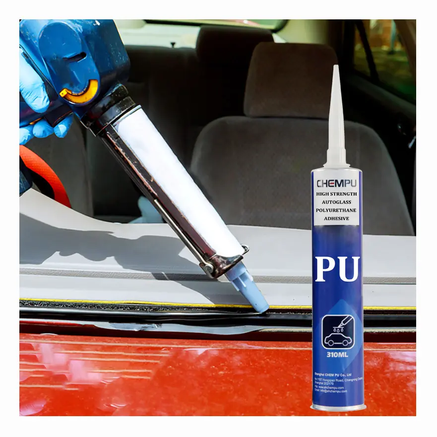 Ô tô không thấm nước cấu trúc Polyurethane dính và keo sửa chữa keo cho kính xe primer-ít Sealant