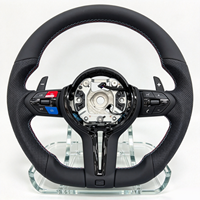Accessoires de voiture Volant entièrement en cuir pour BMW F30 F15 F20 F21 F25 F10 F06 F07 F12 F13 F01 E90 X5 E70 E87 E84 E39 M5 I4 F80