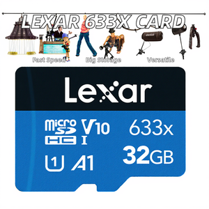 <span class=keywords><strong>Lexar</strong></span> Tarjeta Micro TF SD <span class=keywords><strong>633X</strong></span> Original, 16GB, 64GB, 128GB, 256GB, hasta 100 M/S, Velocidad C10, U3, U1, Clase 10, Compatible con Teléfono con Cámara - Product Image 3