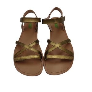 TipsieToes – baskets plates en cuir véritable pour femmes, chaussures à enfiler décontractées, Style croisé, <span class=keywords><strong>marron</strong></span> - Product Image 4