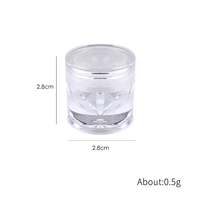 2024 plus récent perle blanc Aurora poudre à ongles Chrome effet miroir fournir poudre acrylique avec boîte pour ongles