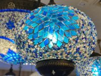 Lampe suspendue turque en verre, lampe d'Istanbul à économie d'énergie, lampe et lustres en mosaïque turque, lustres tunisiens pour la maison