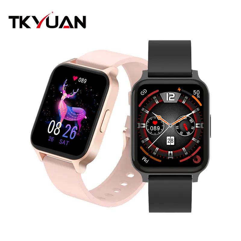 TKYUAN Smart Watch Ce Rohs Relojes Inteligentes Real Heart Rate Sport Smartwatch THERMOMETER Fitness Tracker Watch