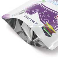 Pochette en plastique flexible liquide 1L imprimée personnalisée sac d'emballage de détergent réutilisable avec gros bouchons à vis pochette de supplément