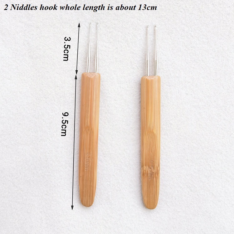 KAMA Hook Needles Dreadlocks Hair Making Machine with Wooden Handle and Steel Needles Detail Section 6