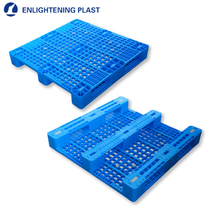 Palette en plastique à 6 roulettes, à plateau ouvert, simple face, entrée 4 directions Euro, 48x40 pouces, pour stockage et logistique - Product Image 3
