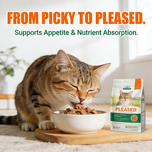 Nourriture pour chats à base de viande biologique naturelle, riche en protéines <span class=keywords><strong>et</strong></span> faible en matières grasses, soin gastro-intestinal, prise de poids, chaton adulte, toutes les étapes de vie, nourriture universelle - Product Image 4