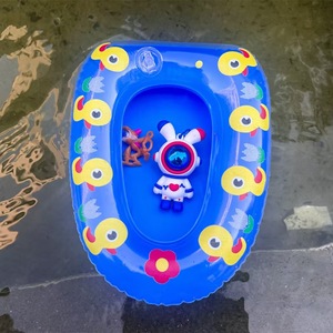Anneau de natation gonflable lit <span class=keywords><strong>flottant</strong></span> bébé accessoires gonflables matelas pneumatique pour enfants anneau de natation en forme de <span class=keywords><strong>bateau</strong></span> de dessin animé mignon - Product Image 4