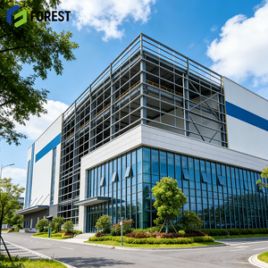 Estructura de Acero Prefabricada para Instalaciones Logísticas Comerciales de Gran Altura Resistentes a la Intemperie, Almacén Logístico - Product Image 1