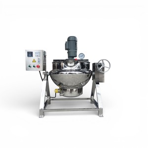 Electrodomésticos Industriales para Cocina, Olla de 50L, 100L, 200L para Sopa, Calentamiento a Gas LPG, con Agitador - Product Image 3