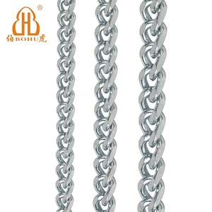 Bohu Punk Quần Trang Trí Kim Loại Chuỗi Xoắn Liên Kết Chuỗi Với Kẽm Kết Thúc Cho Túi Trang Trí Phụ Kiện - Product Image 3