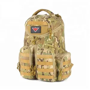Yakeda Hiking Bags Men Multi-functions Adjustable Nylon Outdoor Waterproof Camo Hunting Backpacks Tactical Backpack