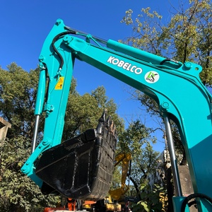 Escavatore Mini Usato <span class=keywords><strong>Kobelco</strong></span> SK55 Originale Giapponese, 5,5 Tonnellate, Escavatore Cingolato di Seconda Mano SK55SR con Cabina in Vendita - Product Image 2