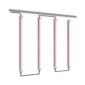 Lâmpadas de crescimento conectivas led 50w/100w, interiluminação suplementar com 2 lados para coluna vertical