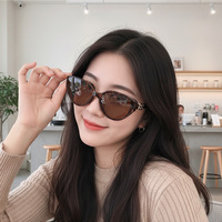 Lunettes de soleil œil de chat rétro européennes et américaines, style coréen, unisexe, tendance, polyvalentes, protection UV400