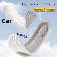 Semelles de sport 4D Cloud Technology pour chaussures, semelle en PU, douces, respirantes, amortissantes, pour la course à pied, soins orthopédiques