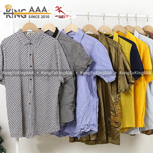 Camisas Usadas para Hombre KungFu KingAAA, Venta al Por Mayor, Lotes Mixtos de <span class=keywords><strong>Segunda</strong></span> <span class=keywords><strong>Mano</strong></span>, Verano, Casual, Manga Corta, Buena Calidad, de <span class=keywords><strong>Tiendas</strong></span> de <span class=keywords><strong>Segunda</strong></span> <span class=keywords><strong>Mano</strong></span> - Product Image 3