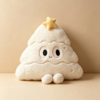 Coussin en peluche Arbre de Noël mignon, jouet en peluche doux en forme de sapin de Noël, décoration de maison pour les fêtes, cadeau