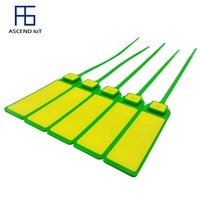 Impermeable Nylon Desechable Autoblocante Zip Tie Tag Durable RFID NFC Zip Cable Tie Tag para la Agricultura Industria Pesquera