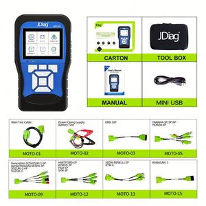2026 for M100 Standard Version Universal Motorcycle Diagnostic <b>Scanner</b> Tool 1 Year Warranty Moto Dual System Battery Tester - Product Image 6