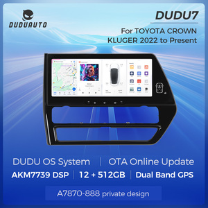 DUDUAUTO 12.3 pollici 12 + 512G unità di testa universale autoradio lettore di GPS per TOYOTA corona KLUGER 2022 presente - Product Image 5
