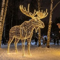 Farol Grande para Parque de Atracciones con Luces LED para Decoración Navideña, Faroles con Temática Festiva