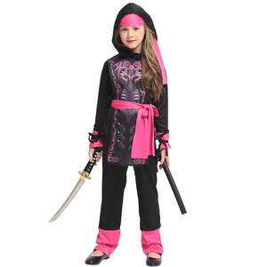<span class=keywords><strong>Disfraz</strong></span> de Dragón <span class=keywords><strong>Ninja</strong></span> para Niños y Niñas, Camisa de Manga Larga y Pantalones, Traje de Guerrero Samurai, <span class=keywords><strong>Disfraz</strong></span> de Halloween - Product Image 4