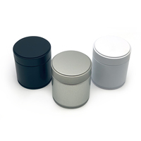 Vente en gros d'usine de boîte de conserve ronde hermétique pour bonbons thé chimique poudre de café boîte de conserve Matcha avec couvercle à vis