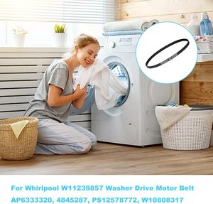 Correa de Goma Resistente W10006384 W11239857, Correa de Motor para <span class=keywords><strong>Lavadora</strong></span> <span class=keywords><strong>Whirlpool</strong></span> Maytag Amana, Reemplaza a W1080831 - Product Image 3