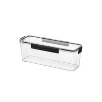 Boîte de rangement pour nouilles, conteneur rectangulaire de qualité alimentaire, pour pâtes et nouilles séchées, hermétique, compatible réfrigérateur, conserve l'humidité, 1-2L